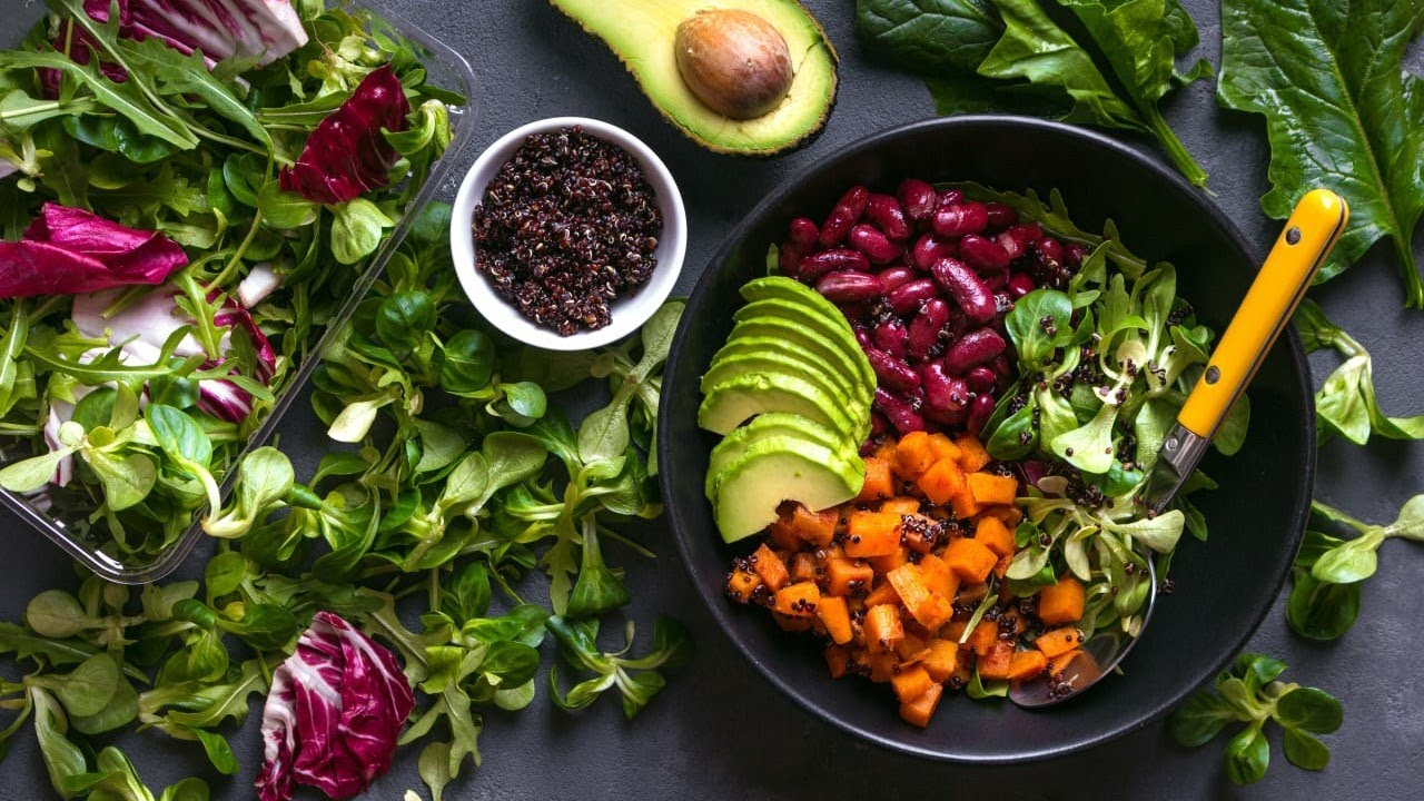 Vegetarian food preparation context for group hosting.