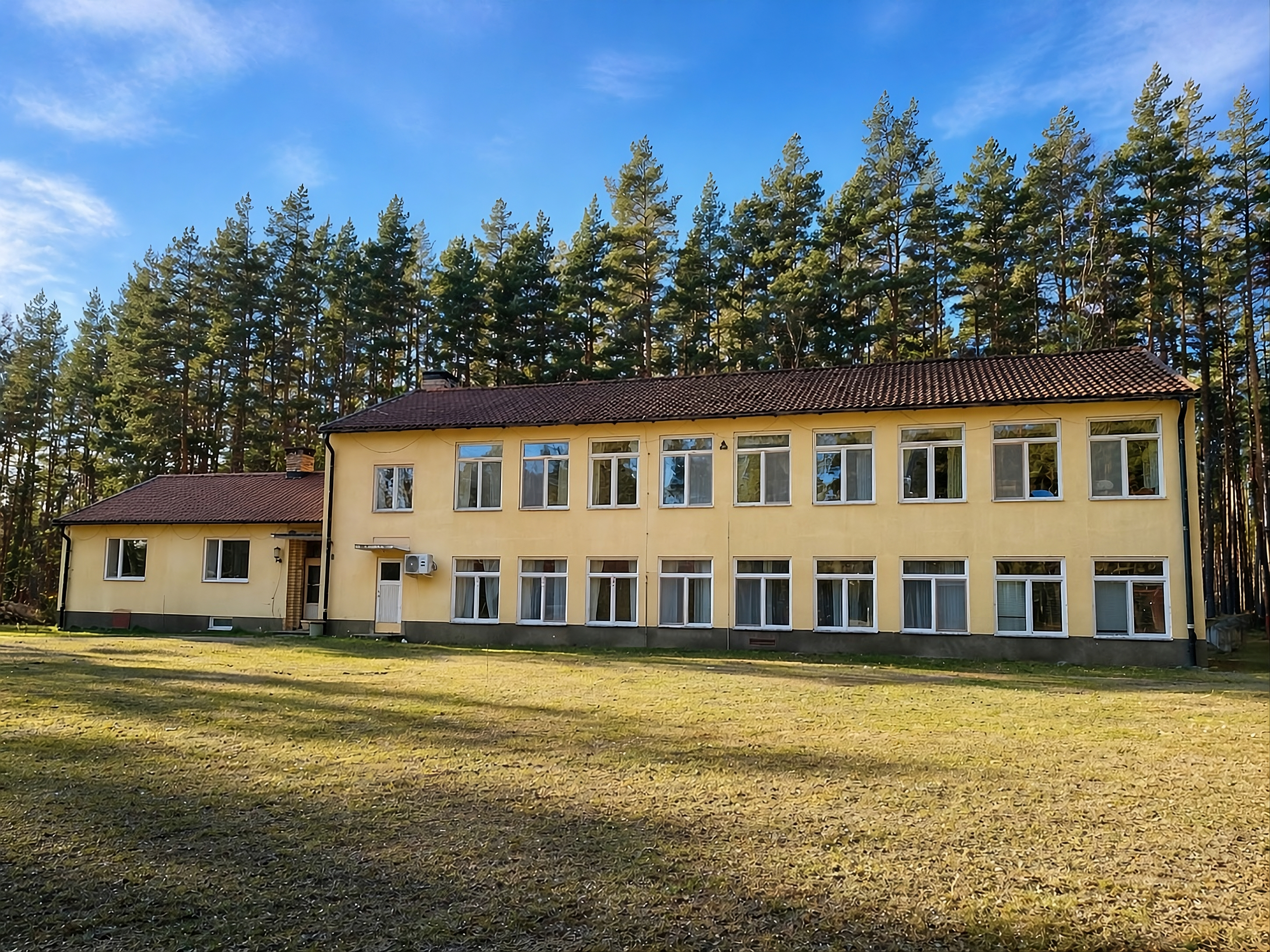 Front of the main venue building.